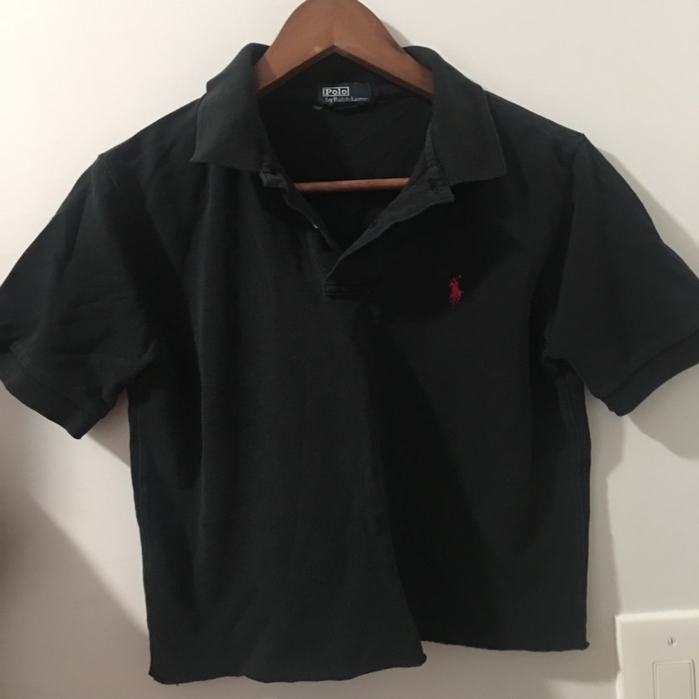 Cropped Ralph Lauren Polo Top
